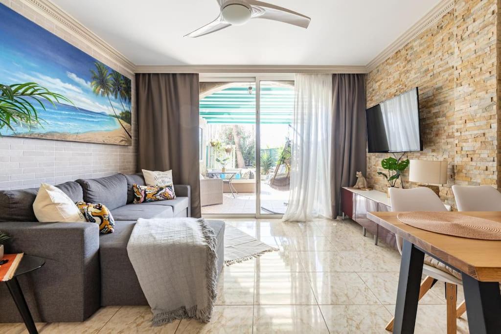 Beachfront Private Apartment In Pueblo Torviscas Sunset Harbour Costa Adeje (Tenerife) Kültér fotó