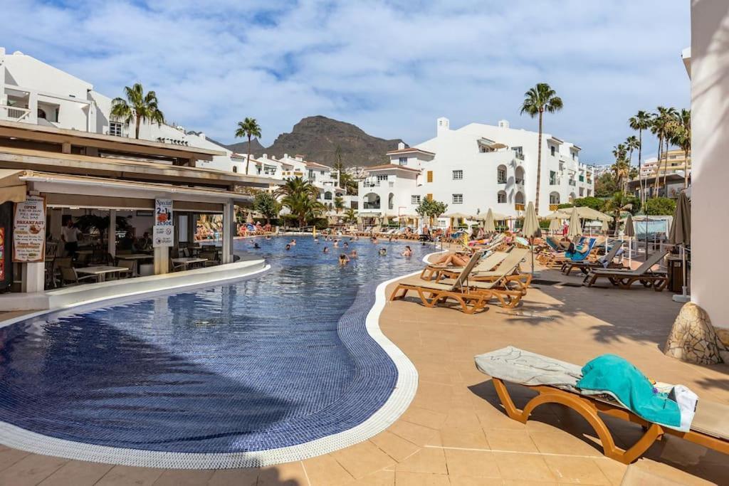 Beachfront Private Apartment In Pueblo Torviscas Sunset Harbour Costa Adeje (Tenerife) Kültér fotó
